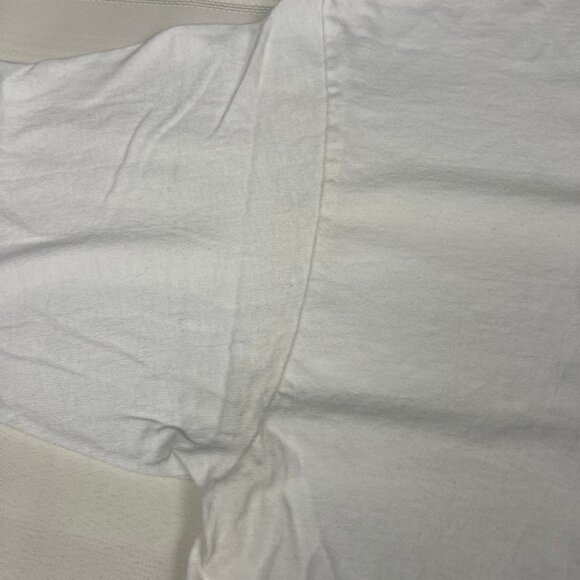 Vintage White Nascar 50th Anniversary Moog Chasis Parts Hanes T Shirt Mens L - Picture 12 of 15